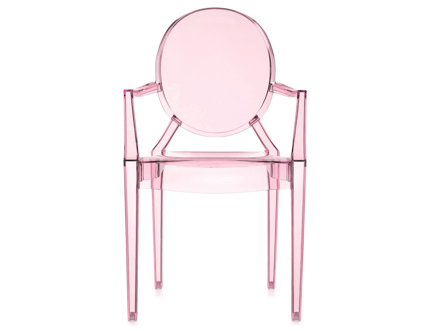 lou lou ghost child's chair / one chair / transparent pink