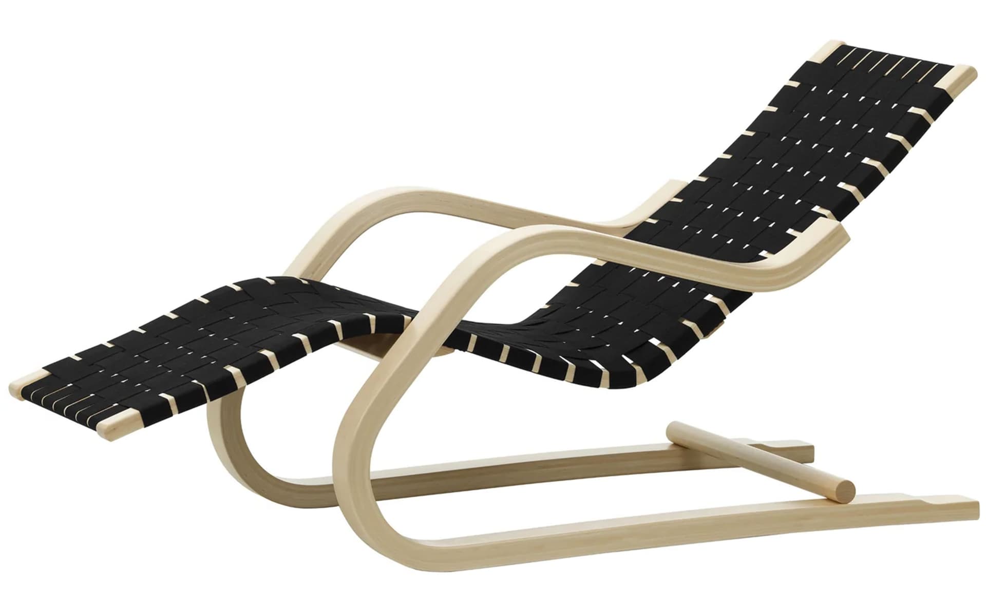 Lounge Chair 43 / black/black webbing 