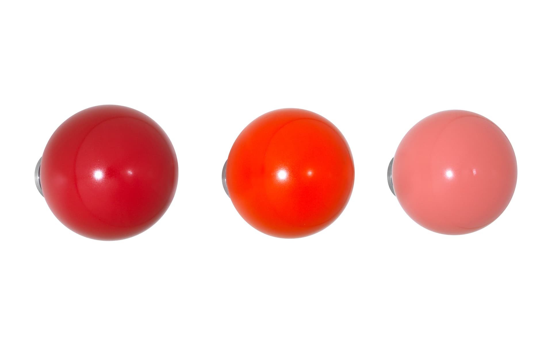 coat dots / set of 3 / reds