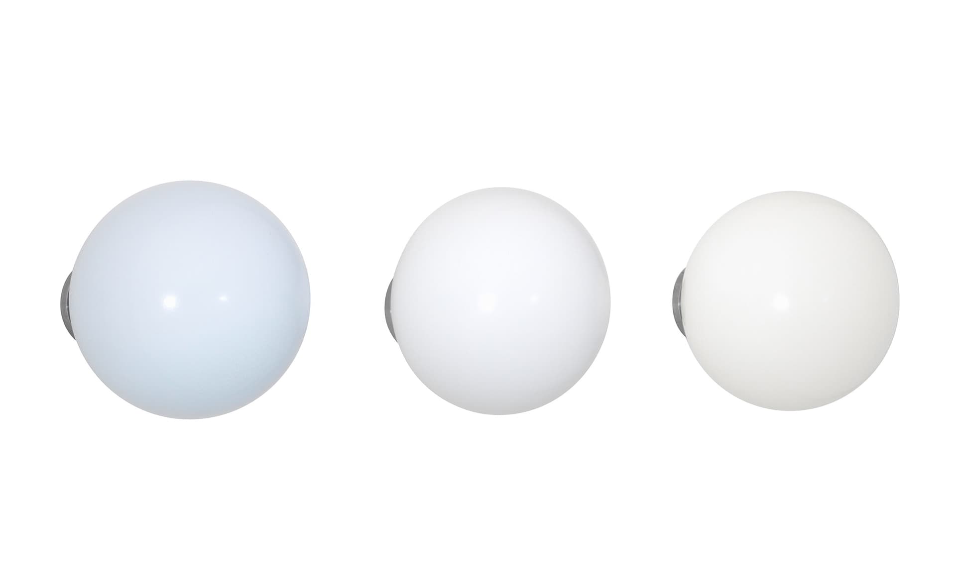 coat dots / set of 3 / whites