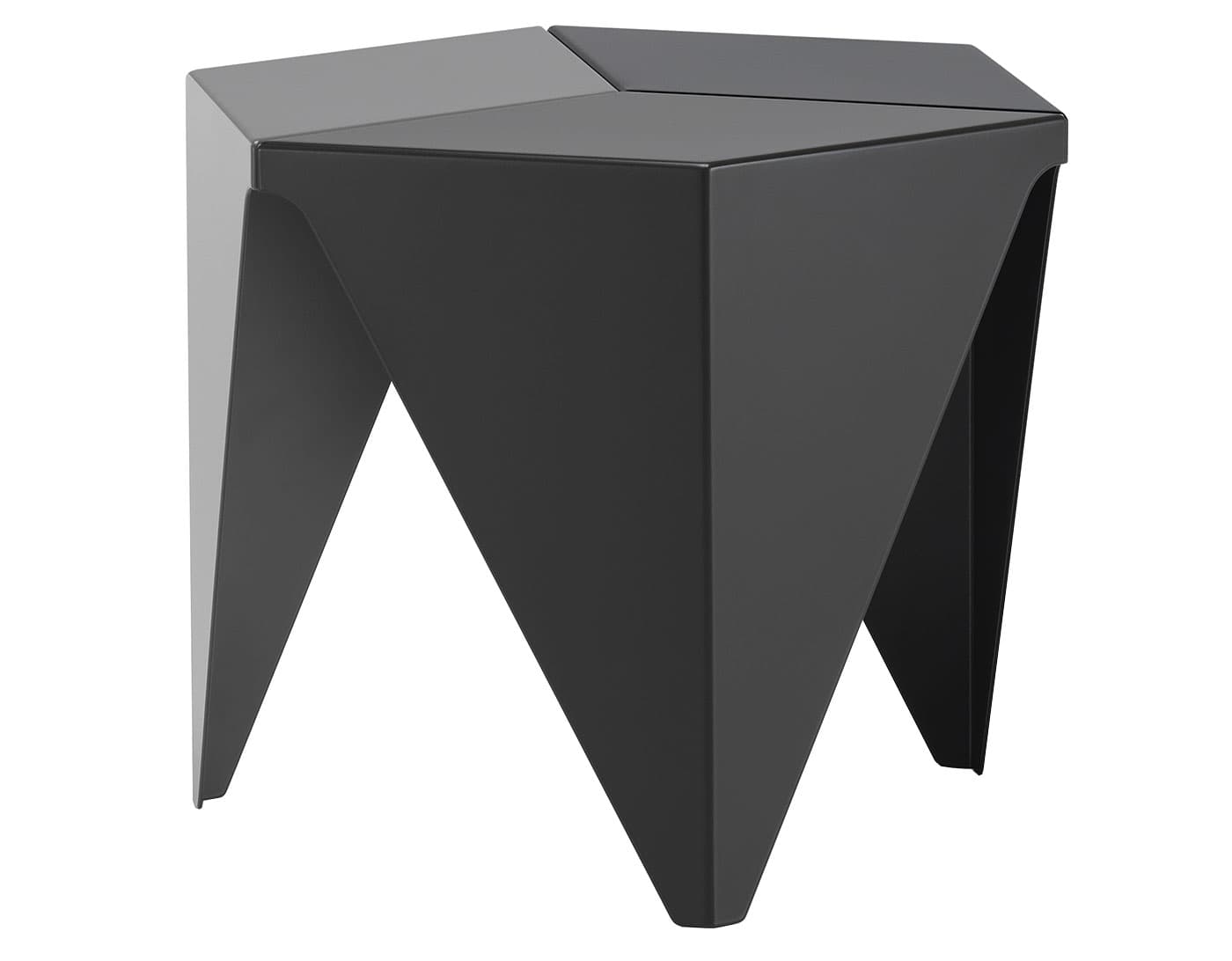 noguchi prismatic table / dark grey three tone
