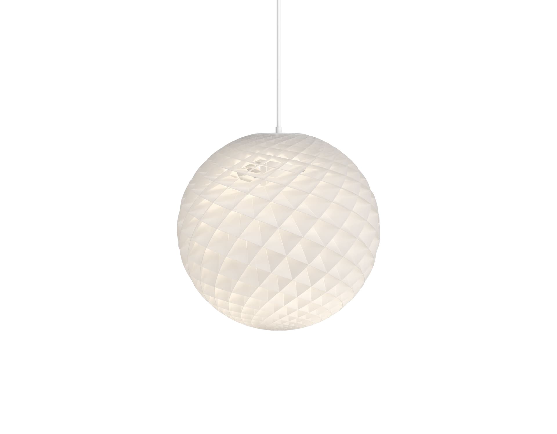 patera pendant lamp / 450 / 17.7" dia. / white