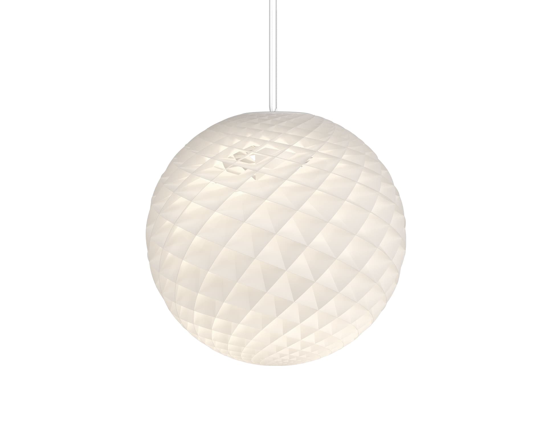 patera pendant lamp / 600 / 23.6" dia. / white