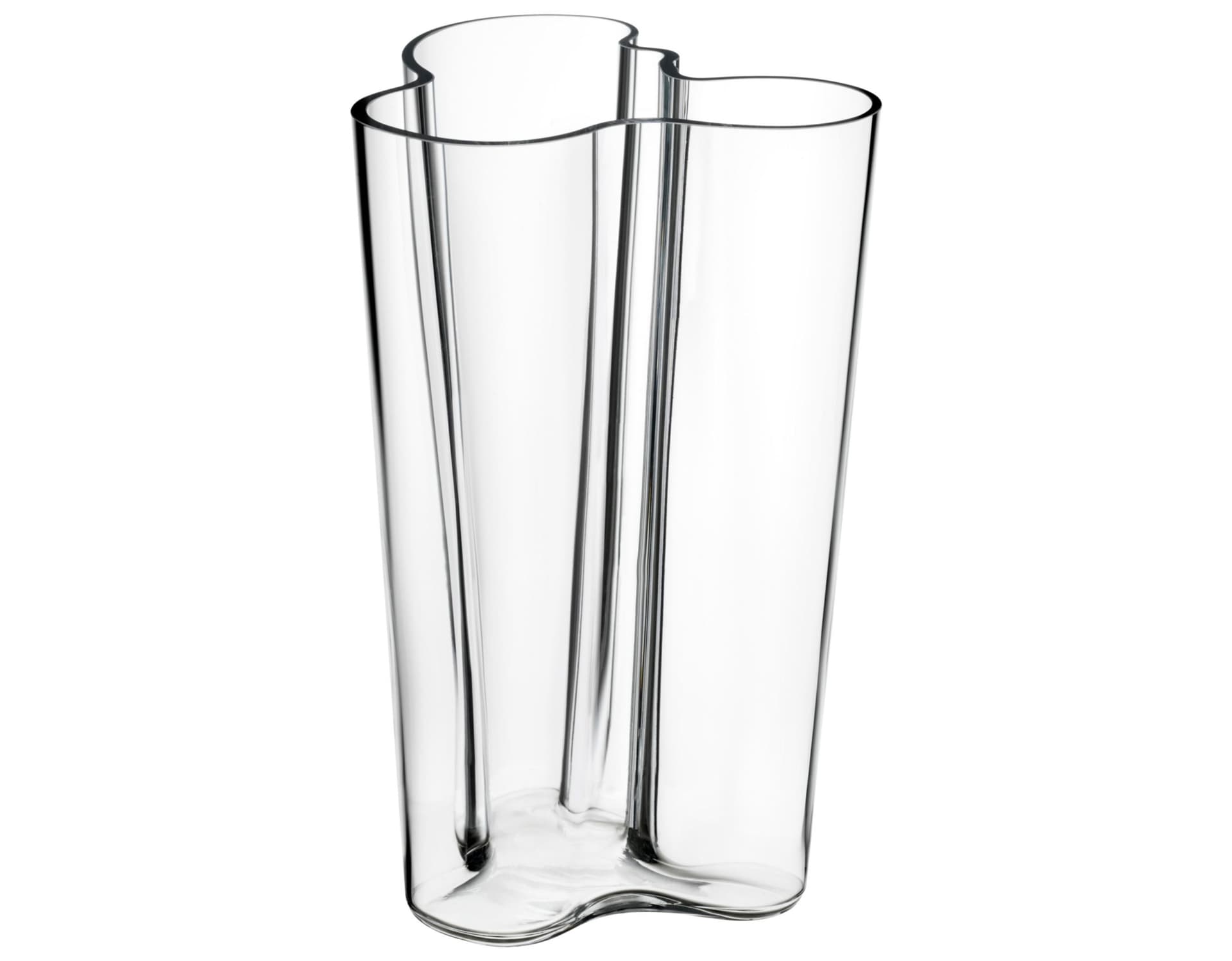 Aalto Finlandia Vase / 9.88" h / clear