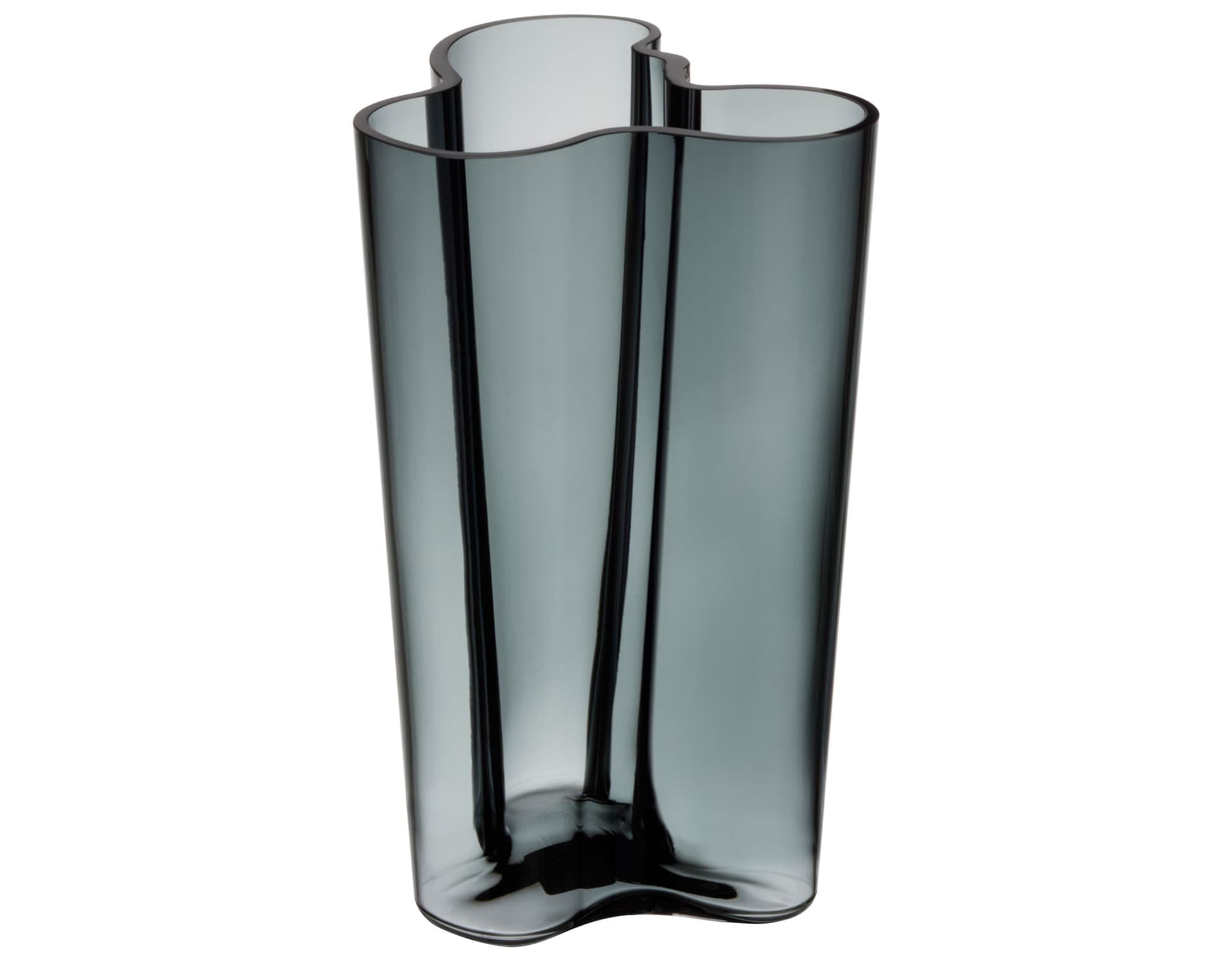 Aalto Finlandia Vase / 9.88" h / dark grey