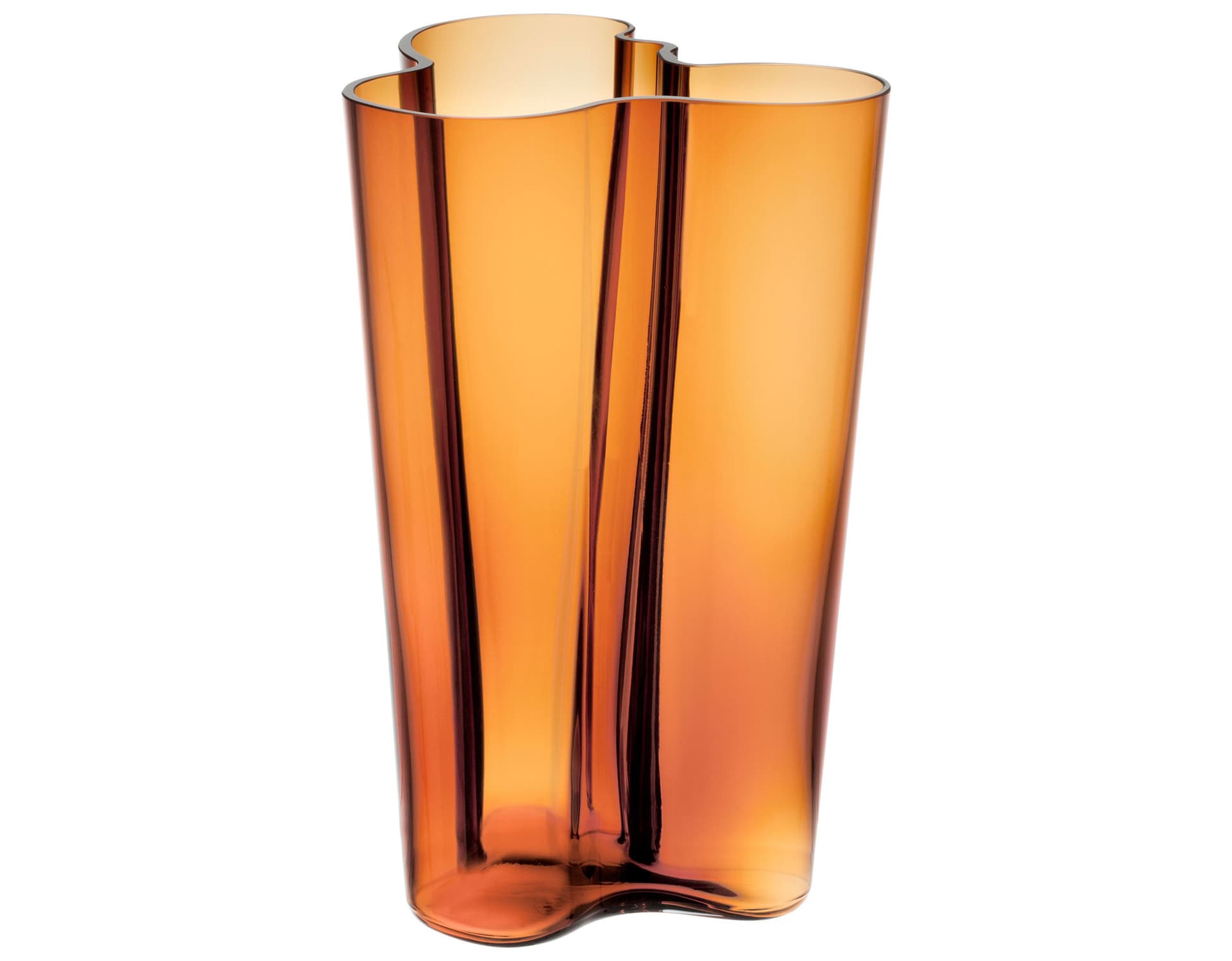 Aalto Finlandia Vase / 9.88" h / copper
