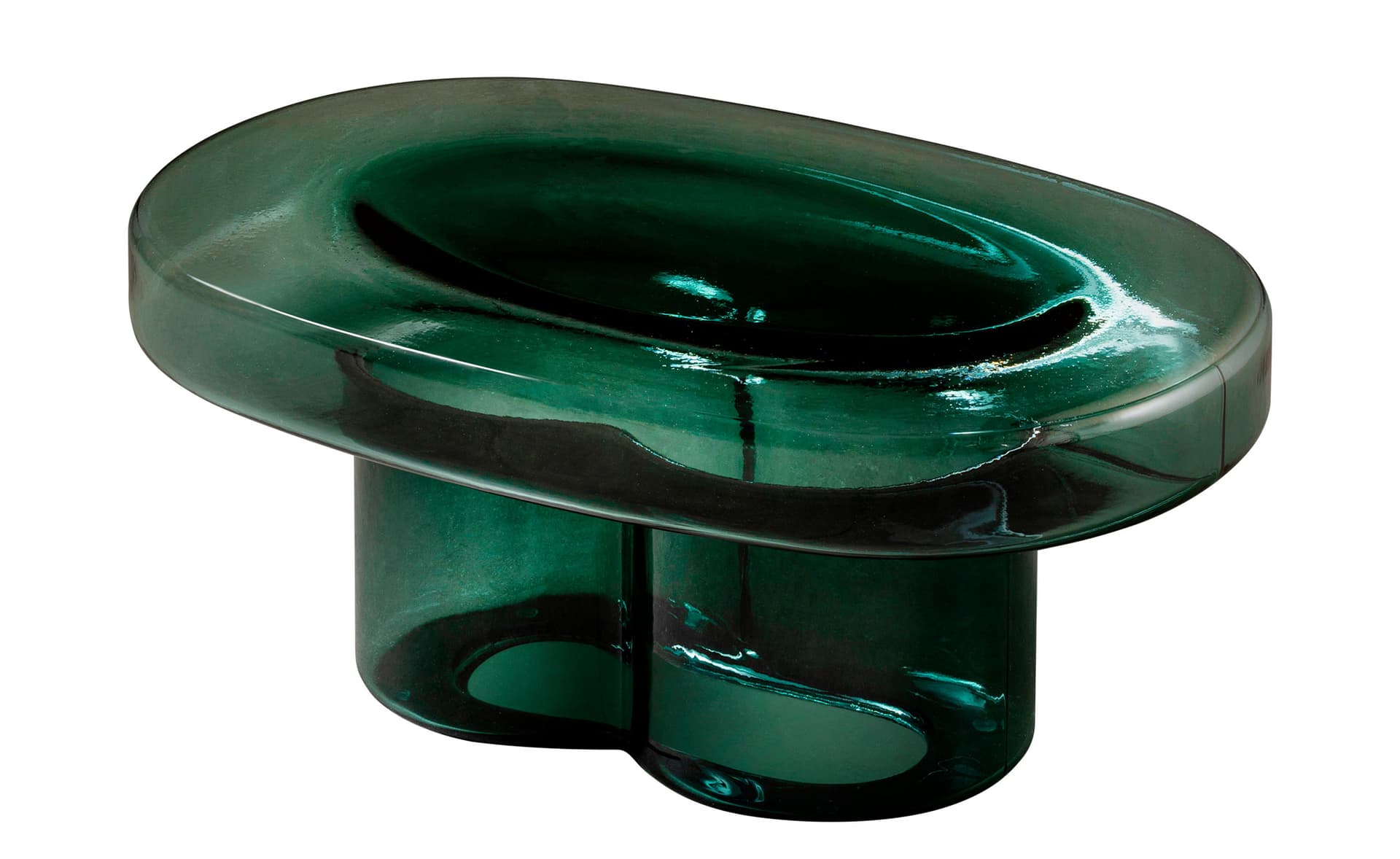 Soda Table Oval / petrol green