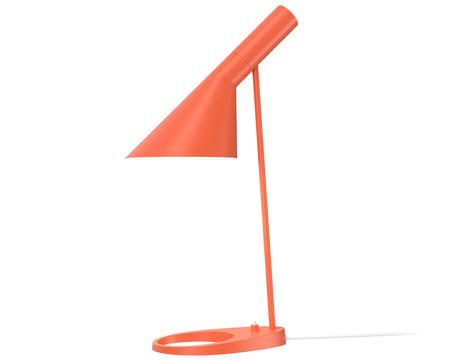 arne jacobsen table lamp / electric orange