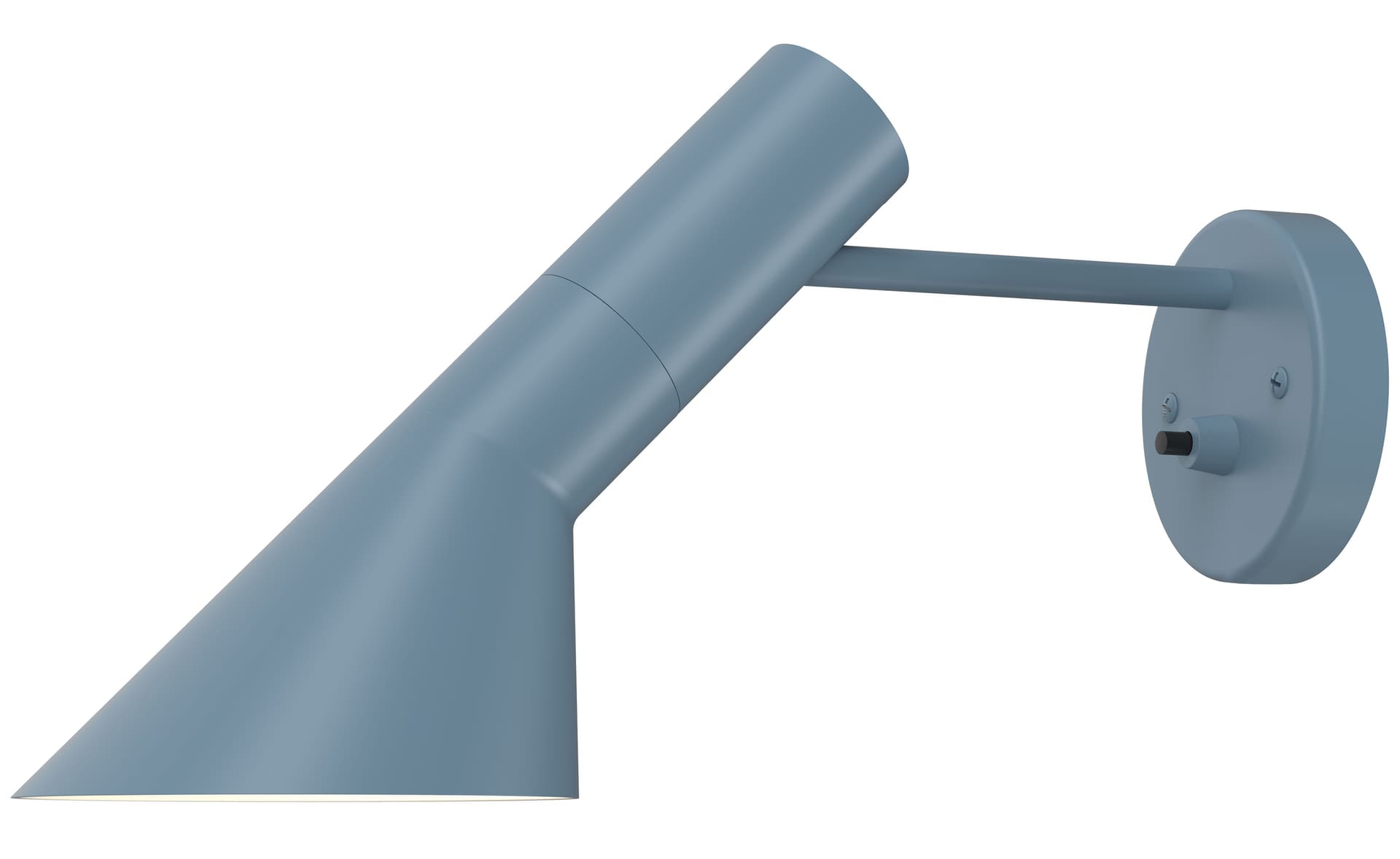 arne jacobsen wall lamp / dusty blue