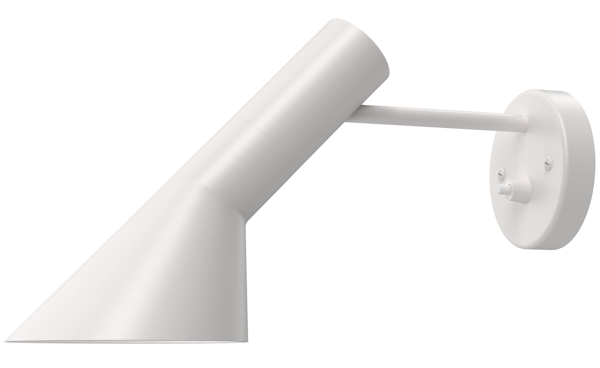 arne jacobsen wall lamp / white