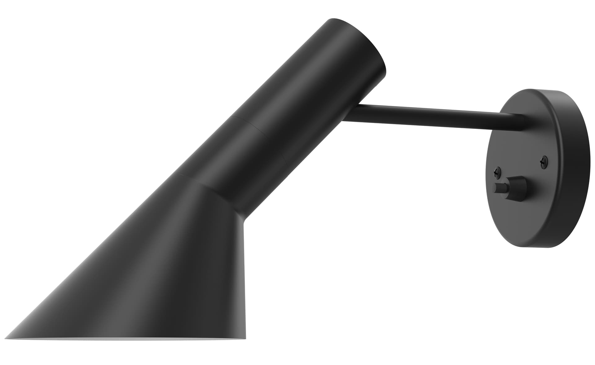 arne jacobsen wall lamp / black