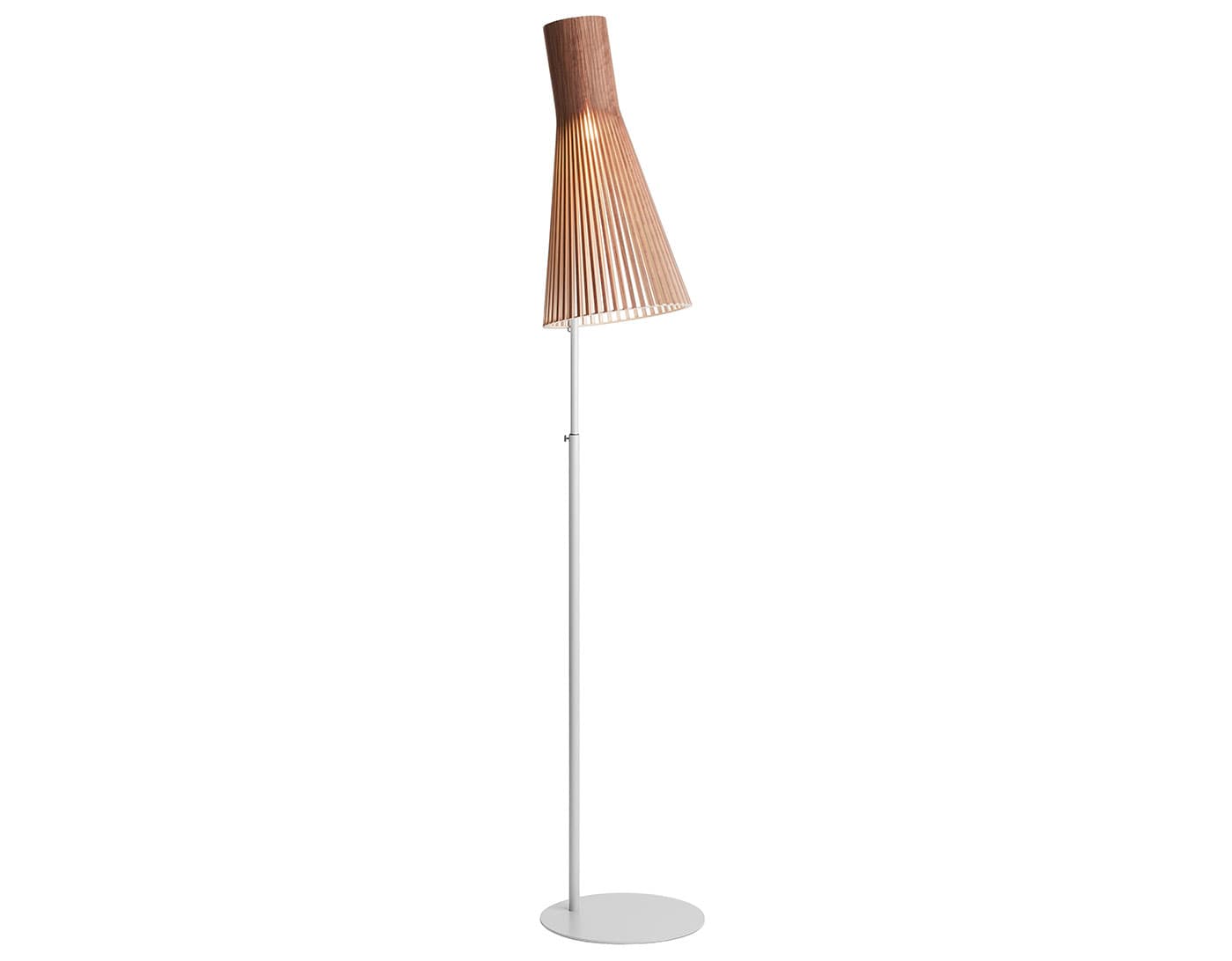 Secto 4210 Floor Lamp / walnut veneer / grey base