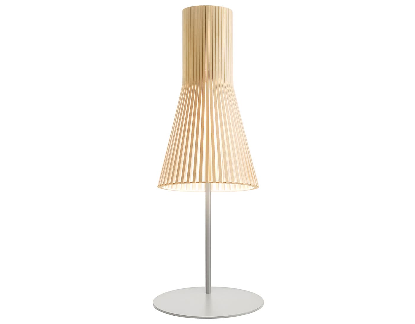 Secto 4220 Table Lamp / natural birch / grey base