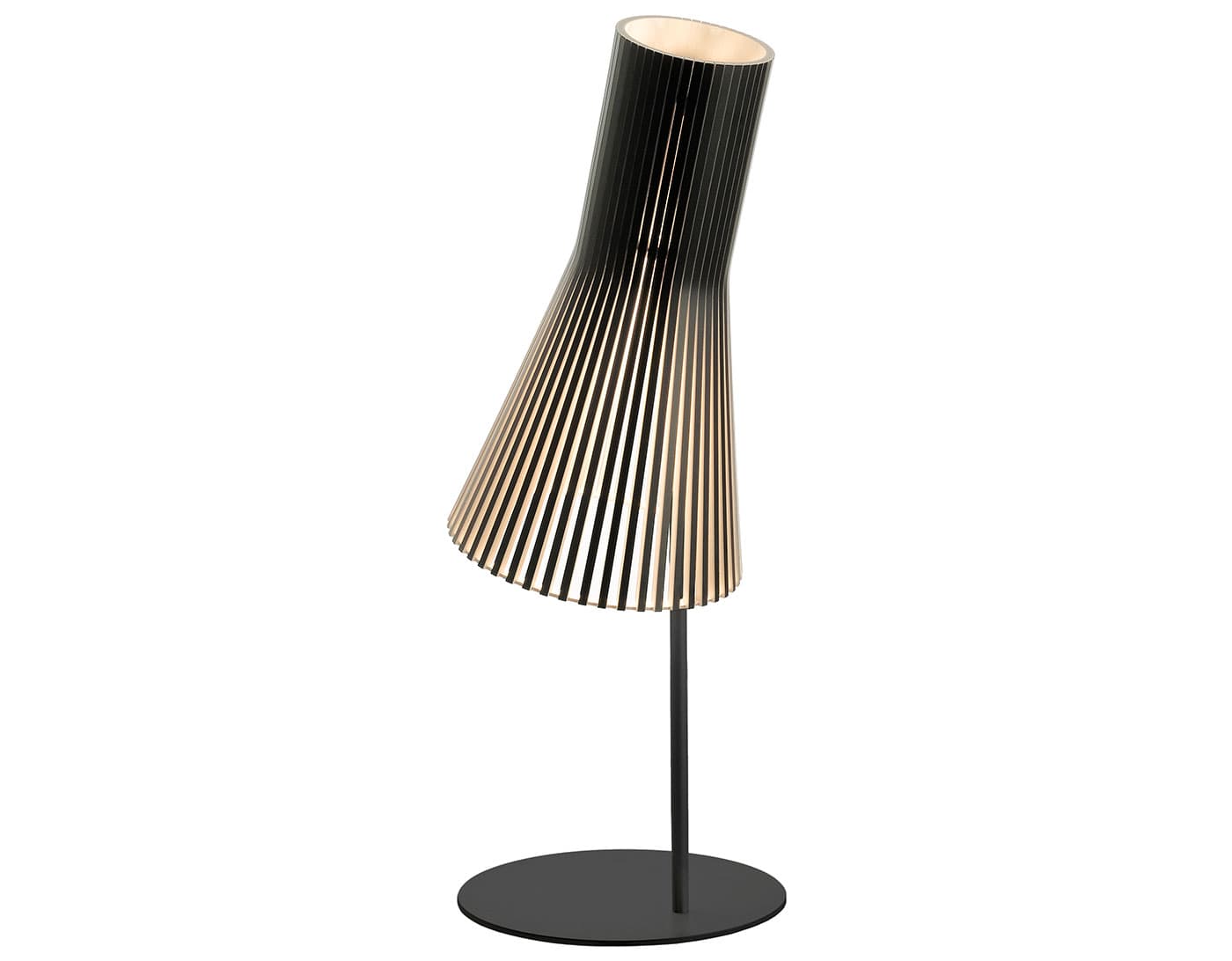 Secto 4220 Table Lamp / black laminated / black base