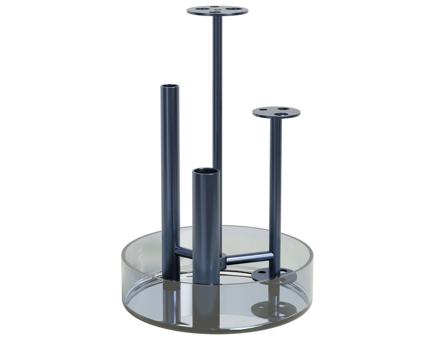 Ikeru Vase / high / dusk blue