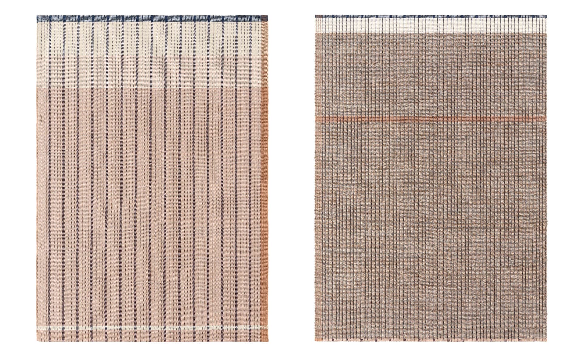 Reversible Rug / 5'7" x 7'11" / pink