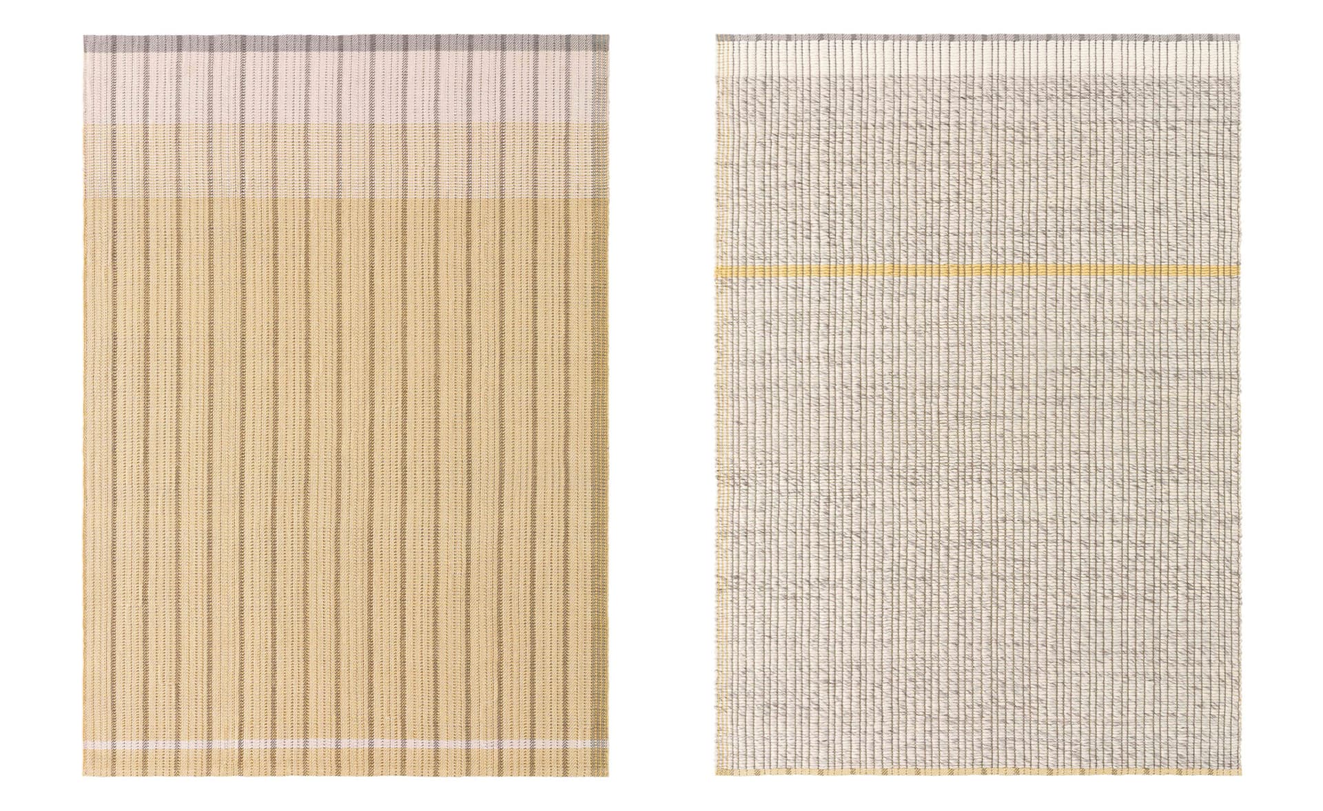 Reversible Rug / 6'7" x 9'10" / yellow