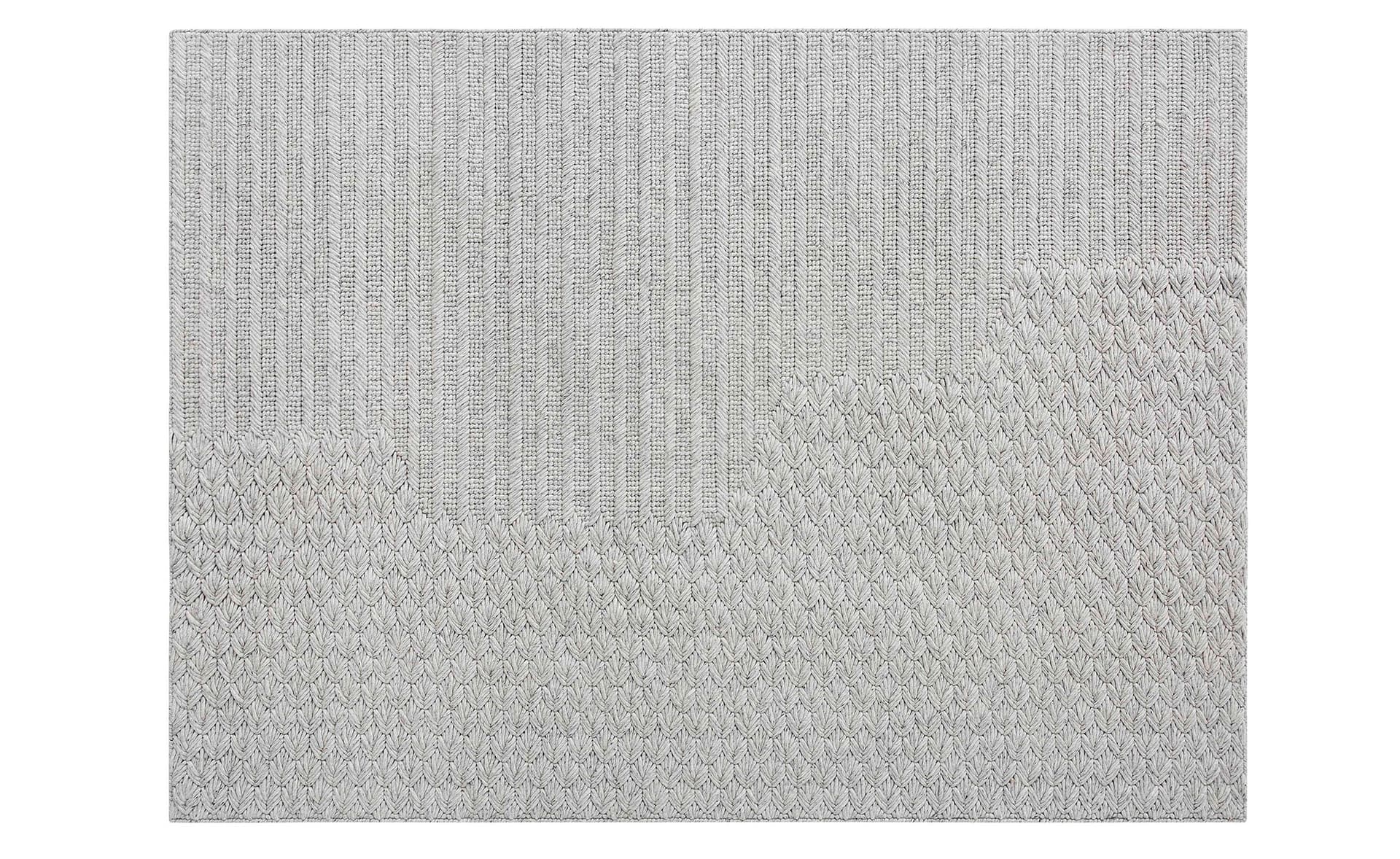 Chaddar Rug / 6'8" x 9'5" / grey