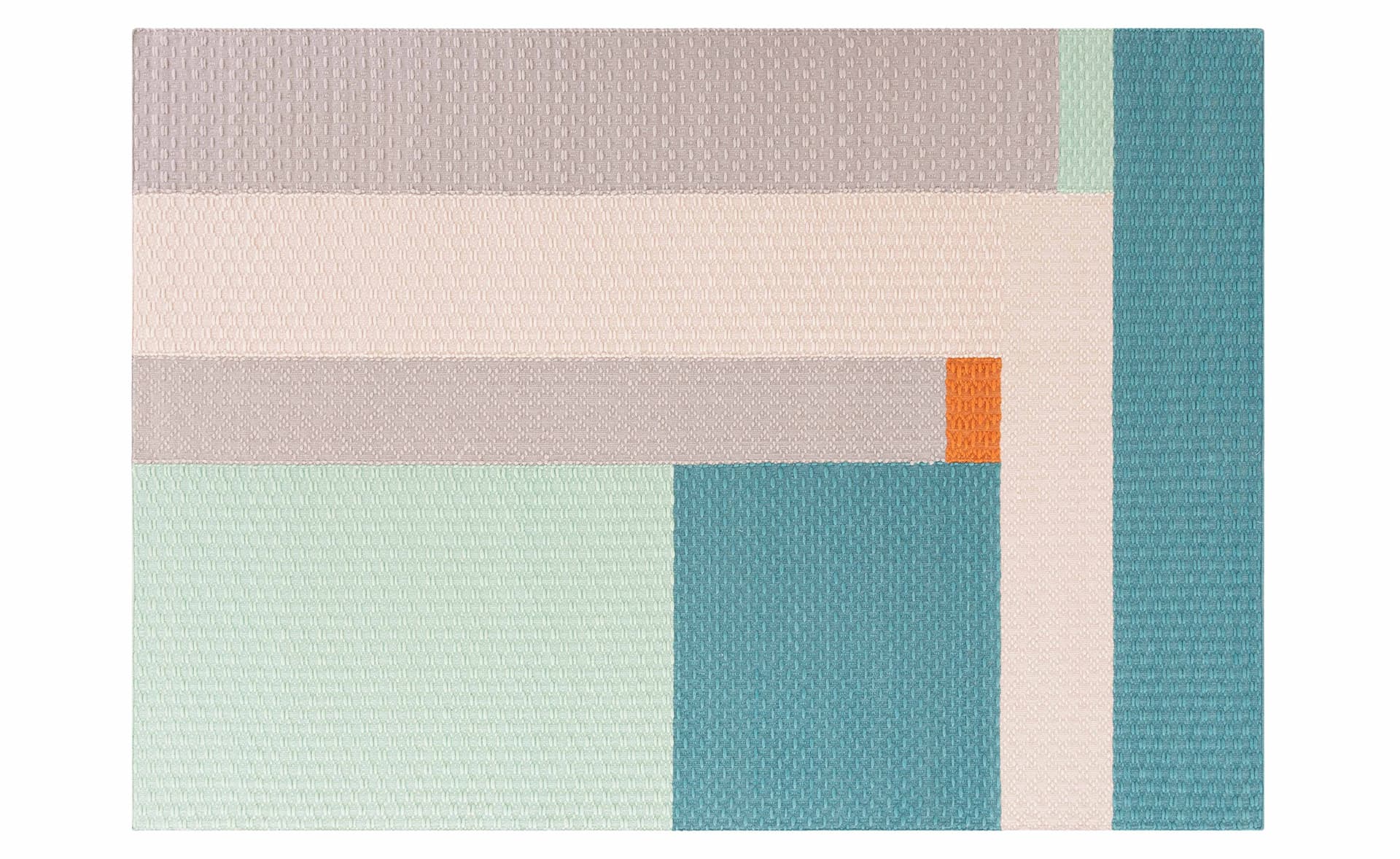Weave Meeting Point Rug / 5'7" x 7'11" - blue