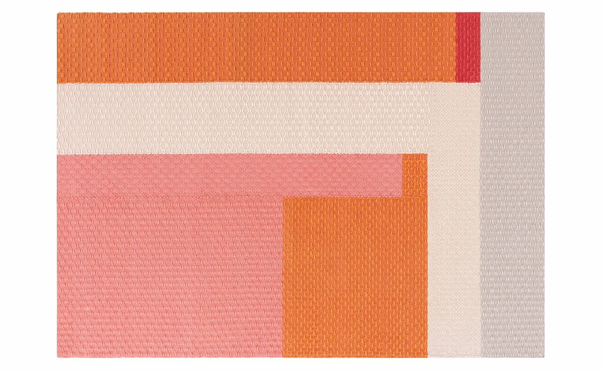 Weave Meeting Point Rug / 6'7" x 9'10" - orange