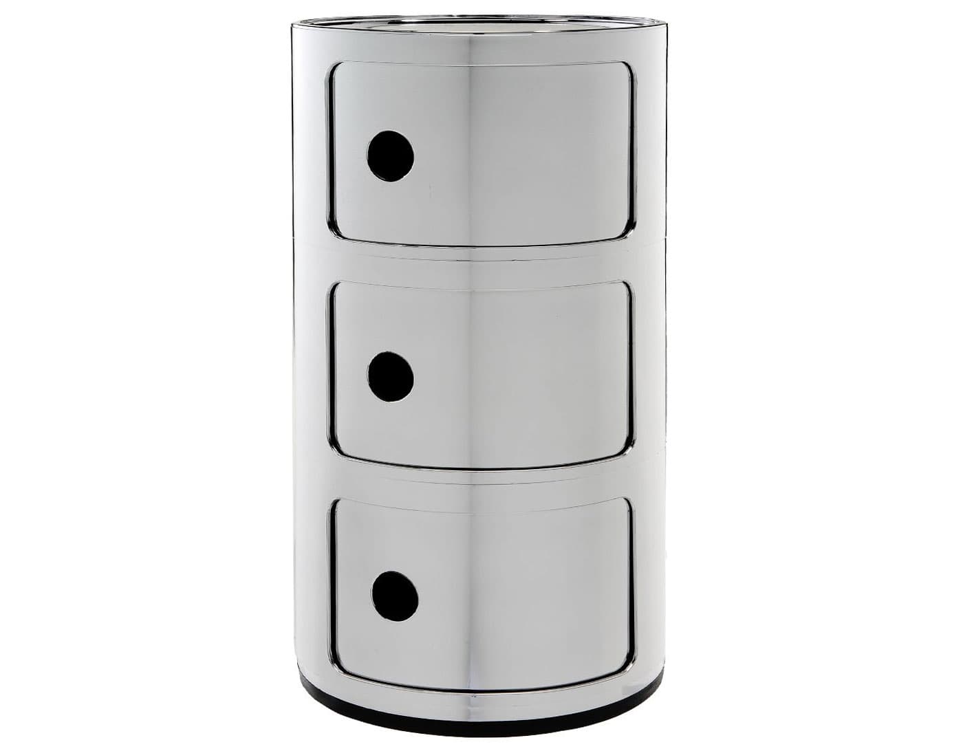 Componibili Metallic / three unit / chrome
