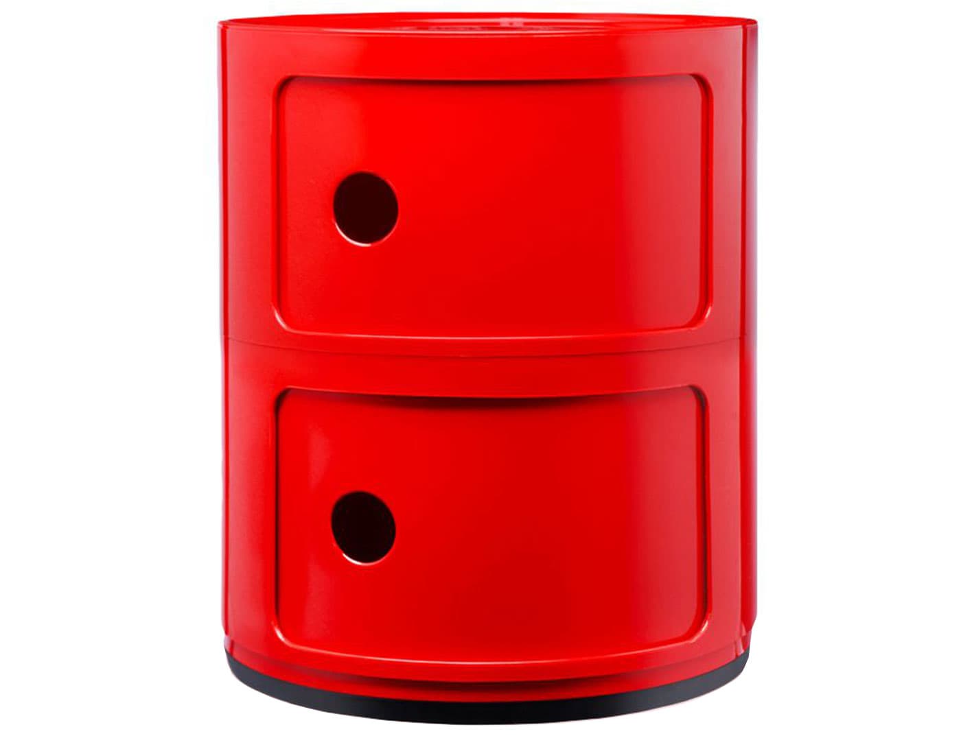 componibili two level storage module / red