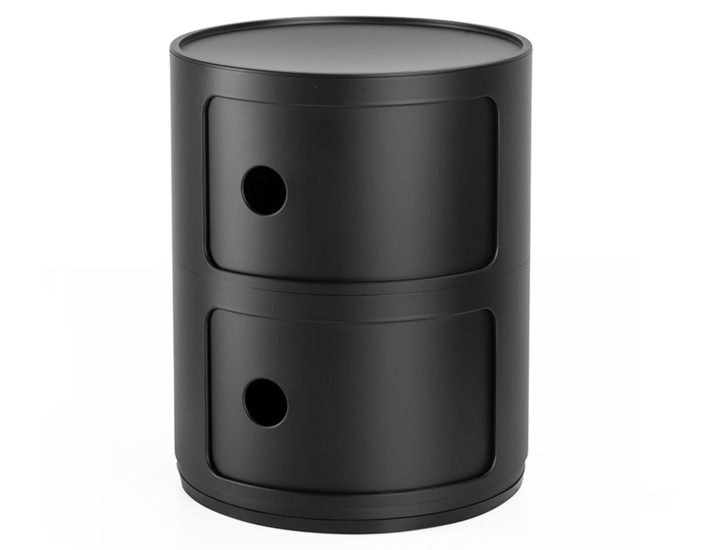 componibili two level storage module / matte black