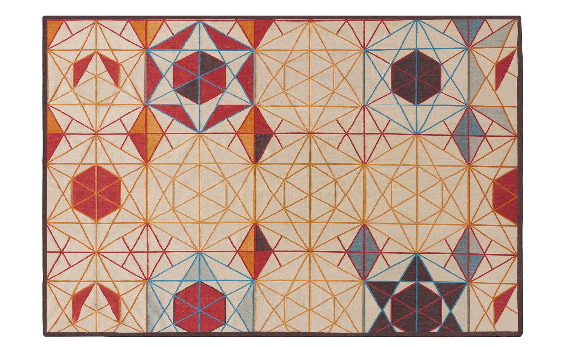 Hexa Rug / no added anti-slip underlay / rectangle - 6'7" x 9'10"