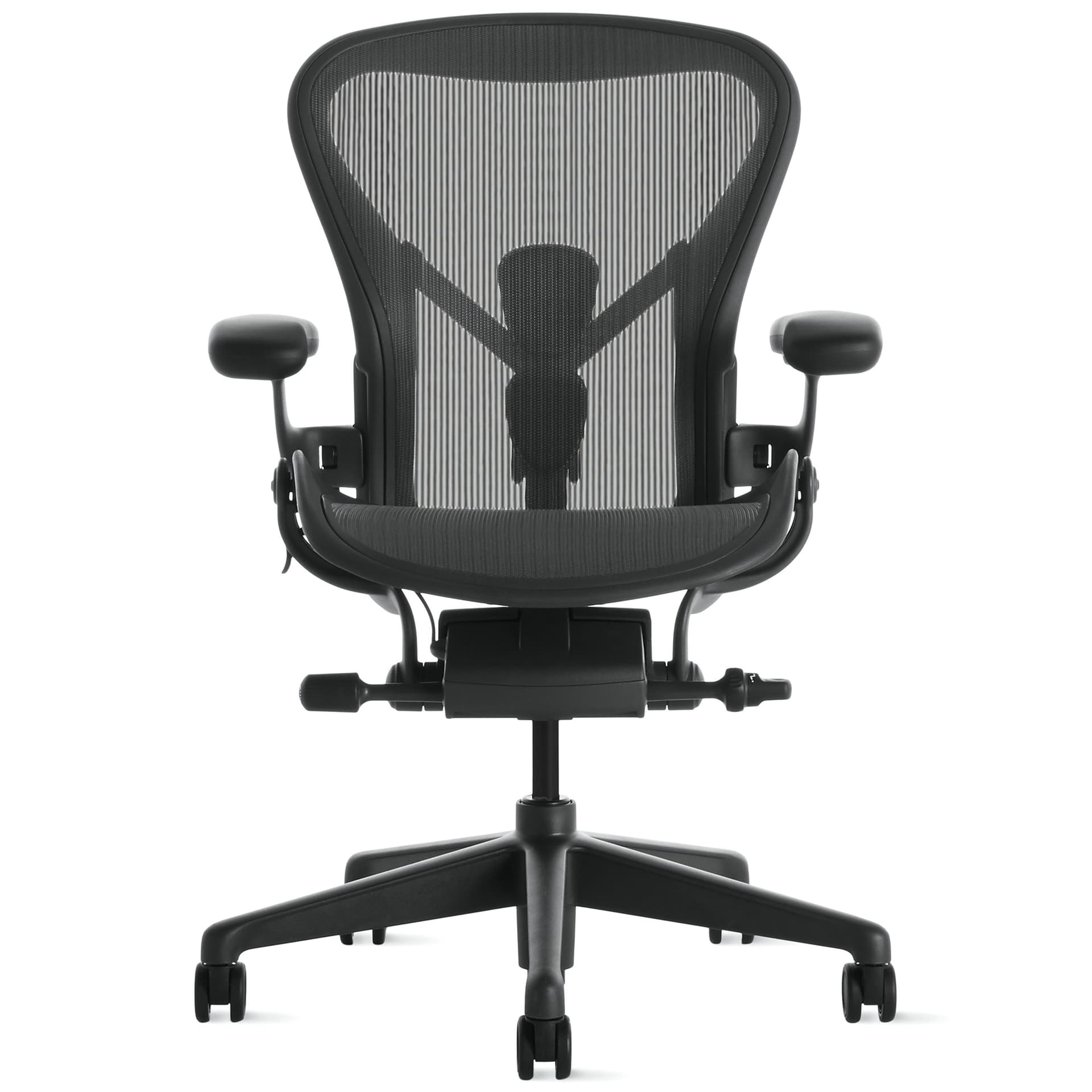 aeron chair / size A / standard plus / graphite frame / graphite base