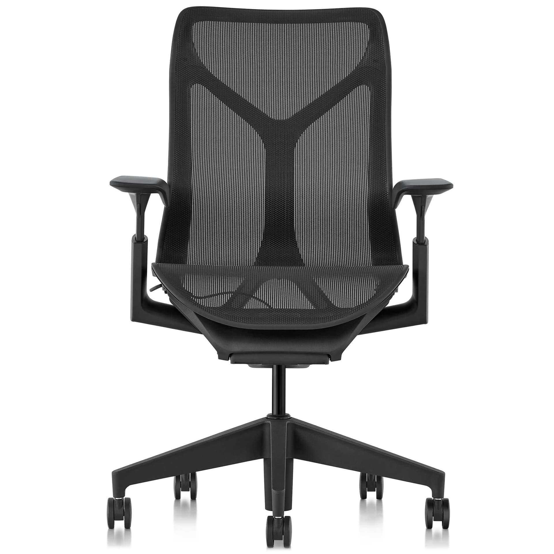 cosm mid back task chair by Herman Miller / graphite frame / graphite base