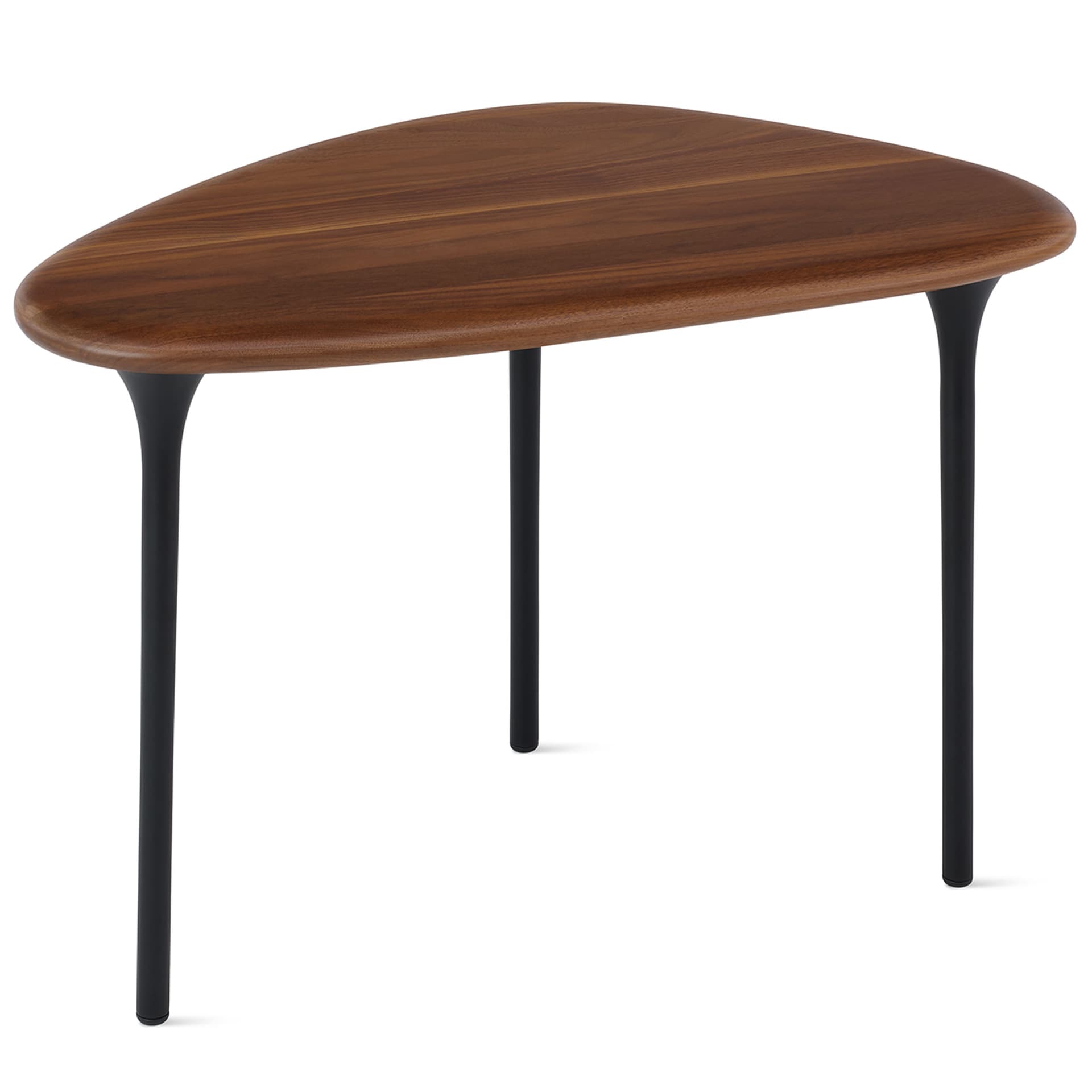 Cyclade Tall Table / walnut top / onyx legs