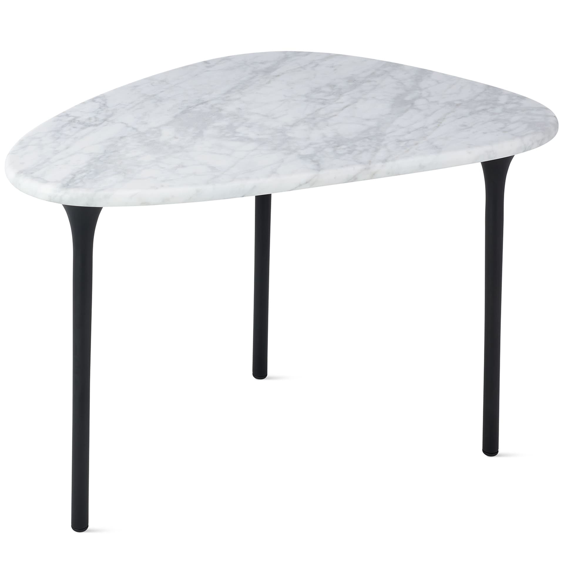 Cyclade Tall Table / carrara marble top / onyx legs