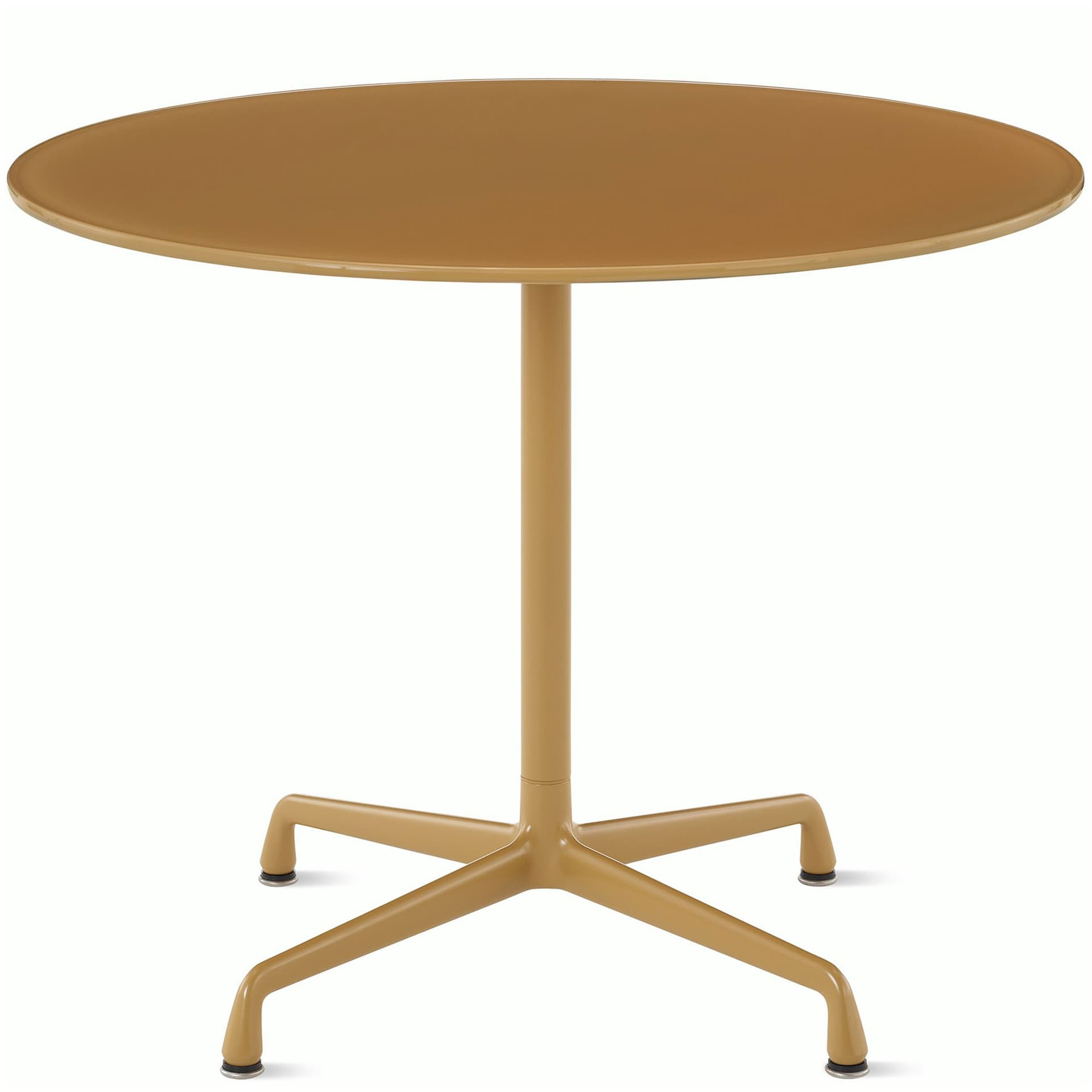 eames round dining table, herman miller x hay / toffee