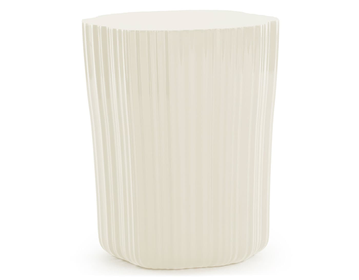 Corteza Side Table / ivory