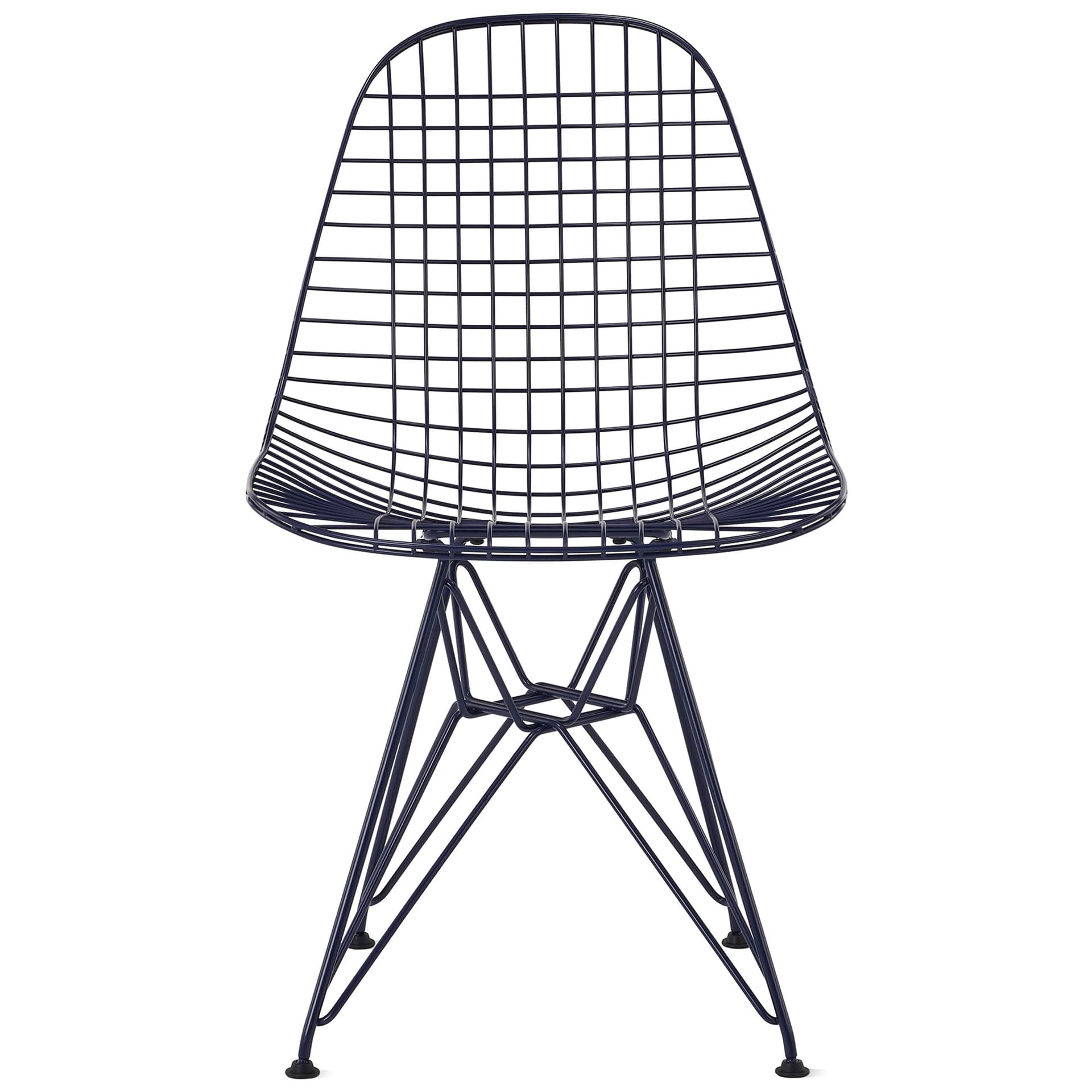 eames wire chair, herman miller x hay / black blue finish / no seat pad