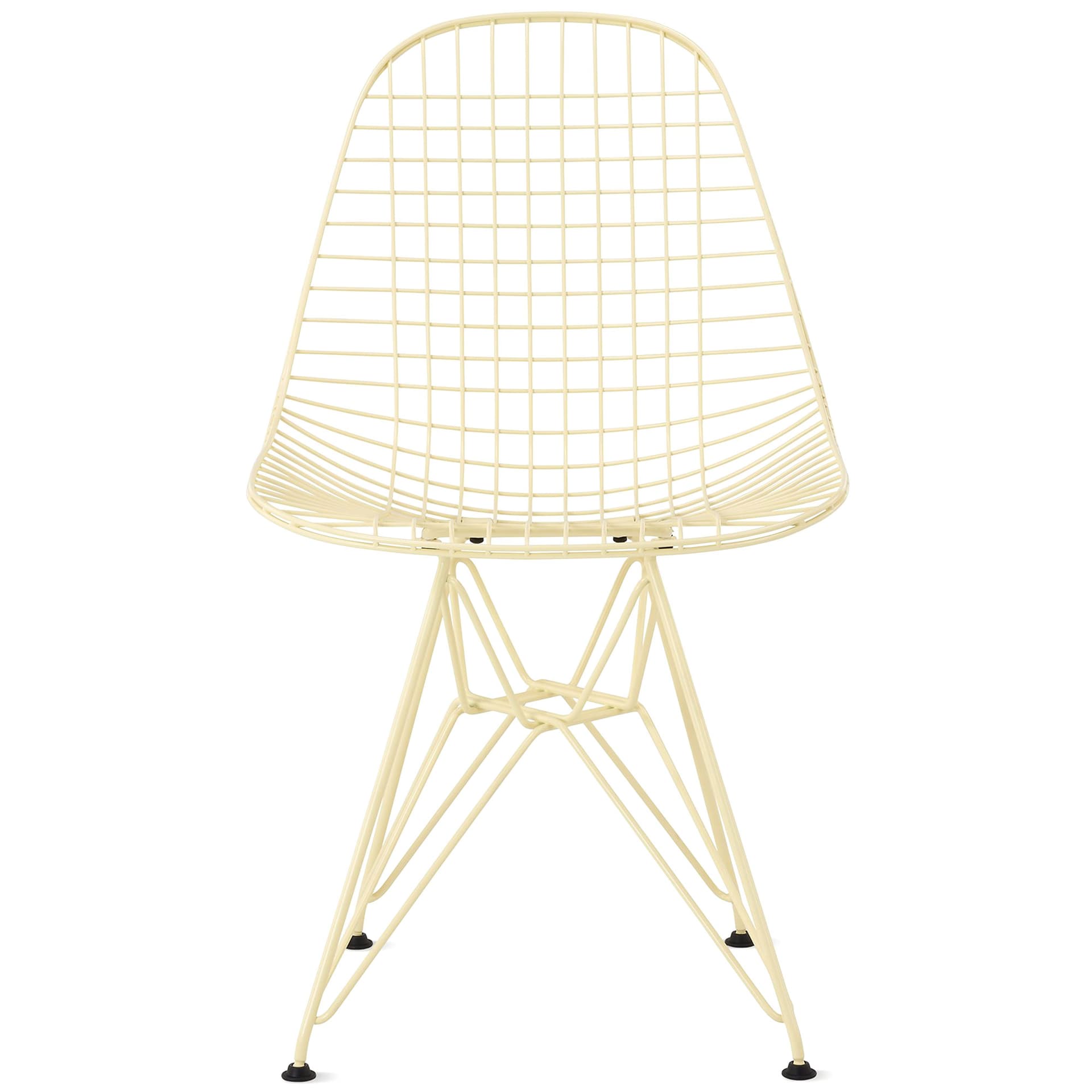 eames wire chair, herman miller x hay / powder yellow finish / no seat pad