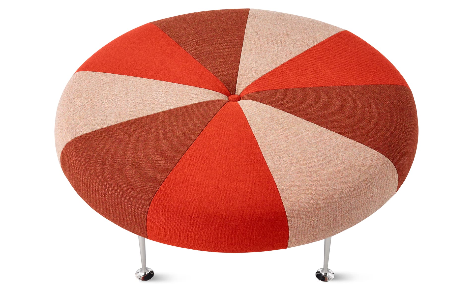 alexander girard color wheel ottoman / beck russet