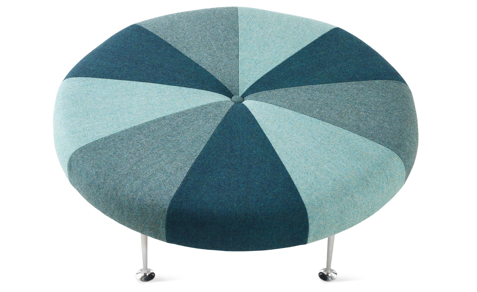 alexander girard color wheel ottoman / beck forest