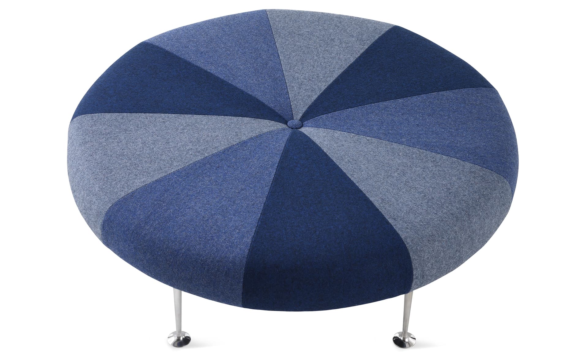 alexander girard color wheel ottoman / beck indigo