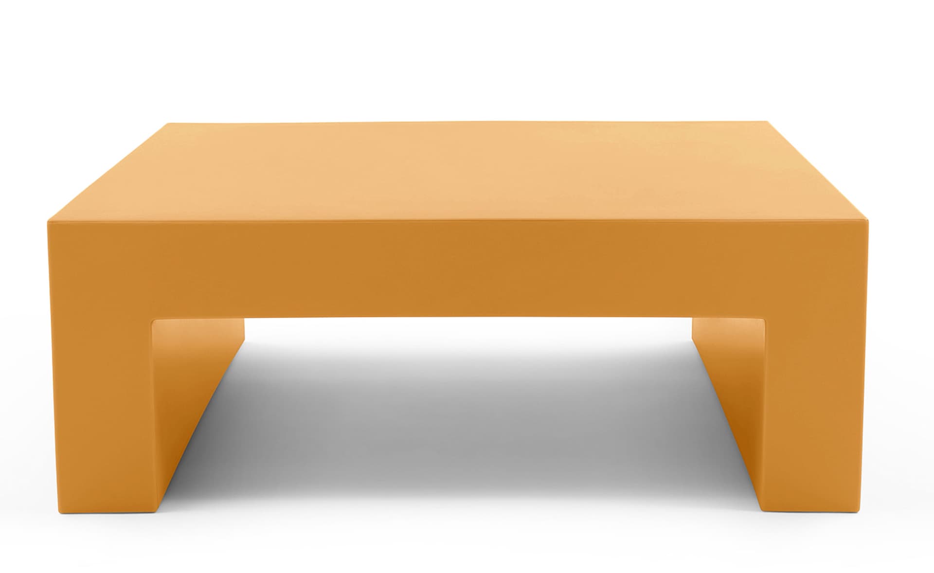vignelli low table / ochre
