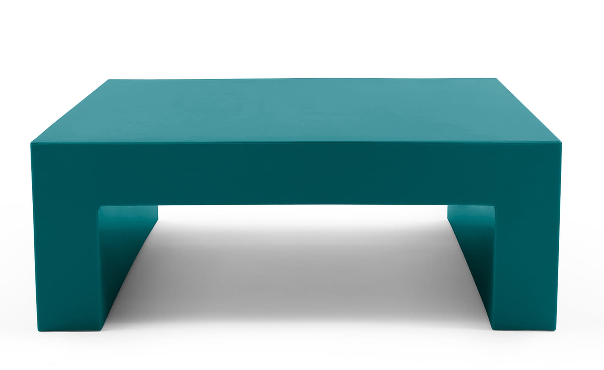 vignelli low table / turquoise