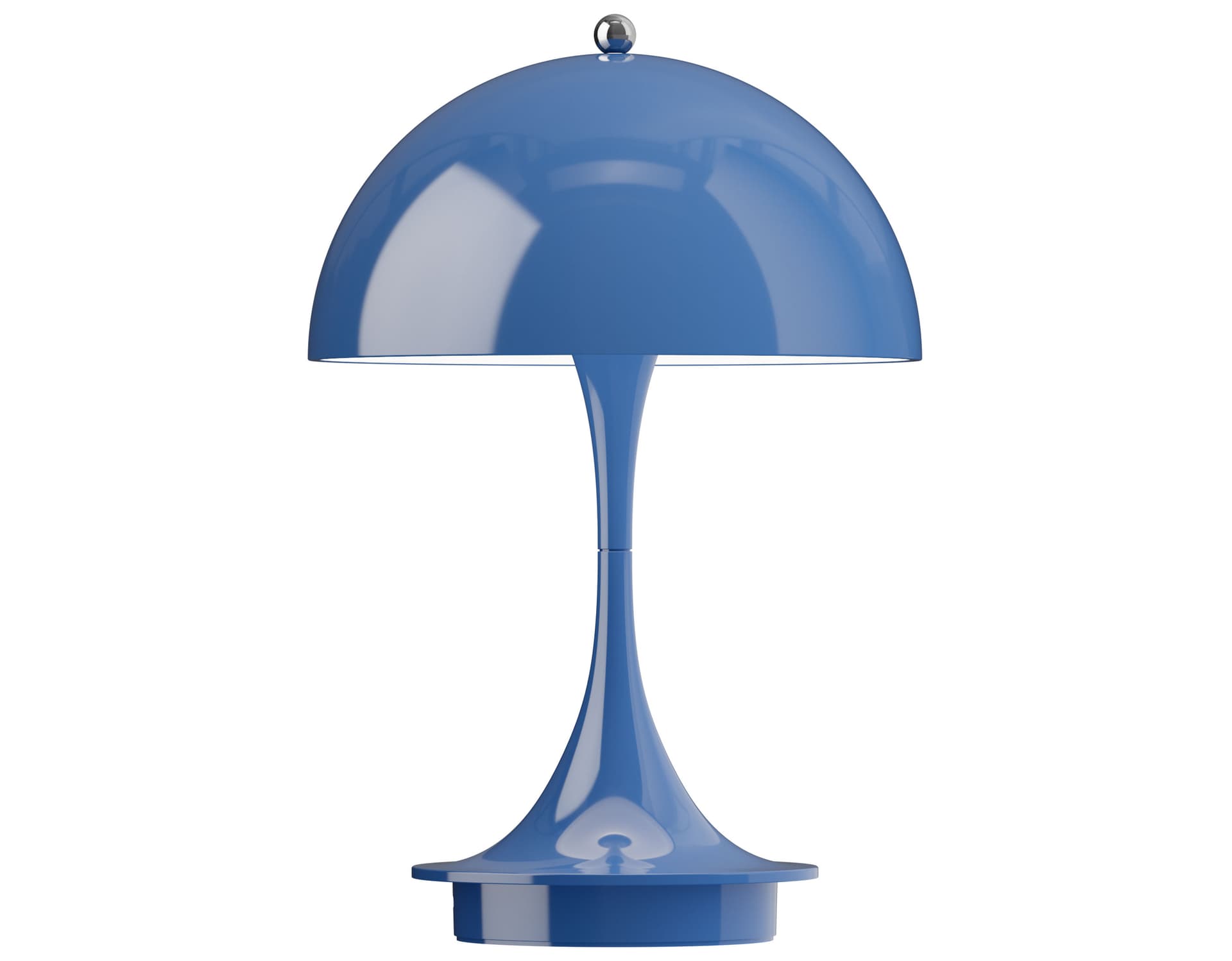Panthella 160 Portable Table Lamp / opaque indigo blue