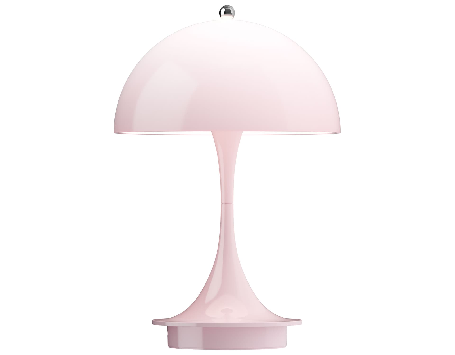Panthella 160 Portable Table Lamp / opal pale rose