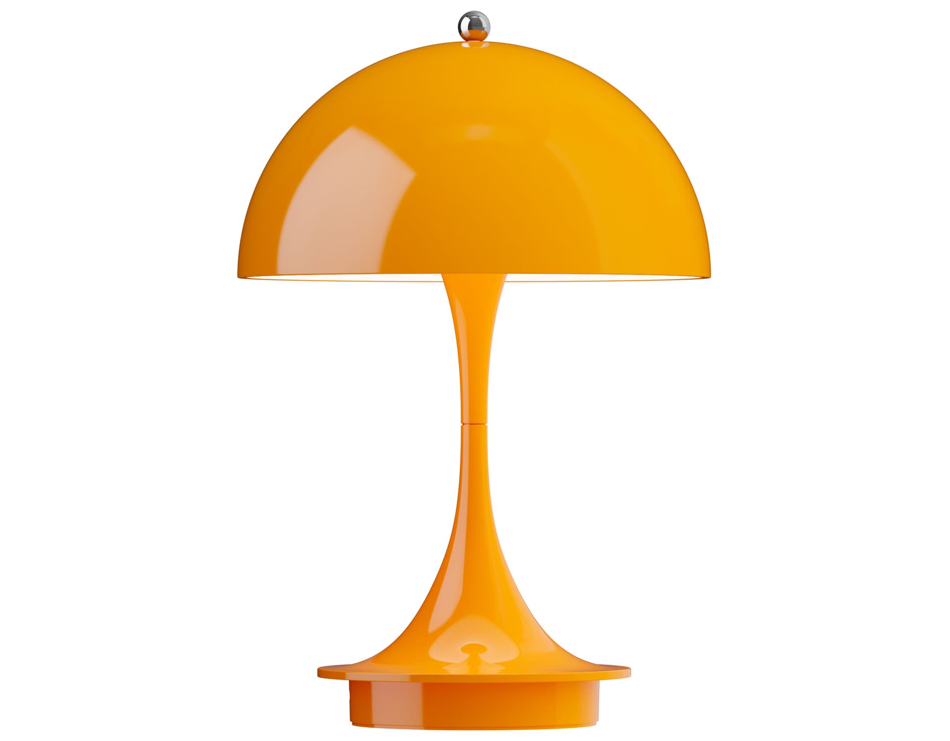 Panthella 160 Portable Table Lamp / opaque orange