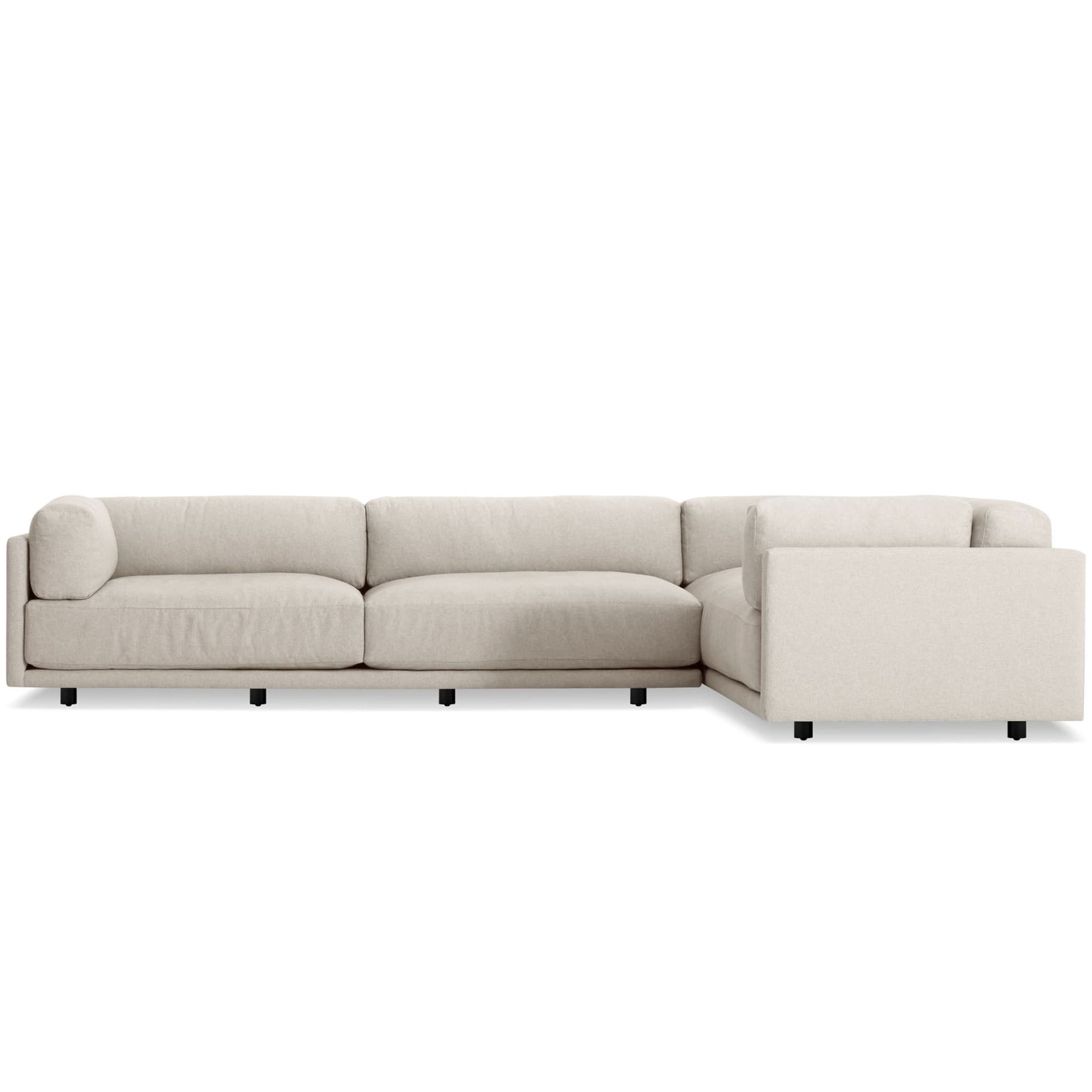 sunday l sectional sofa / when facing sofa shorter section on right / Sanford Linen