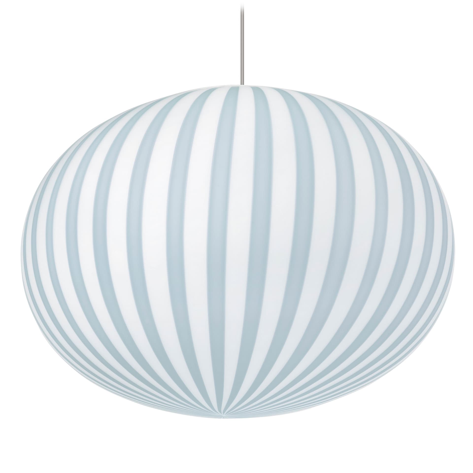 Filigrana Ellipse Pendant / 17.7" diameter - blue canes