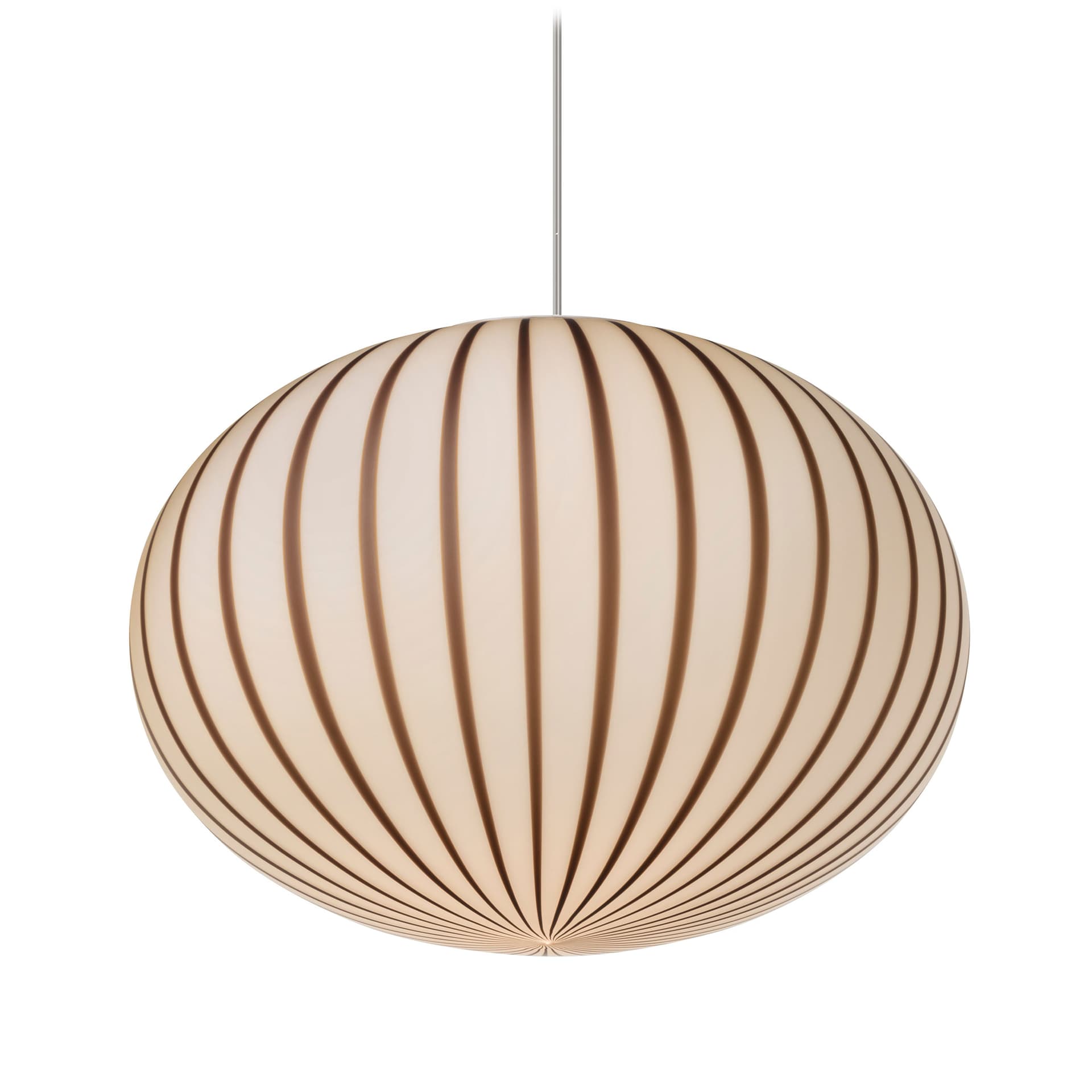 Filigrana Ellipse Pendant / 14.6" diameter - black canes