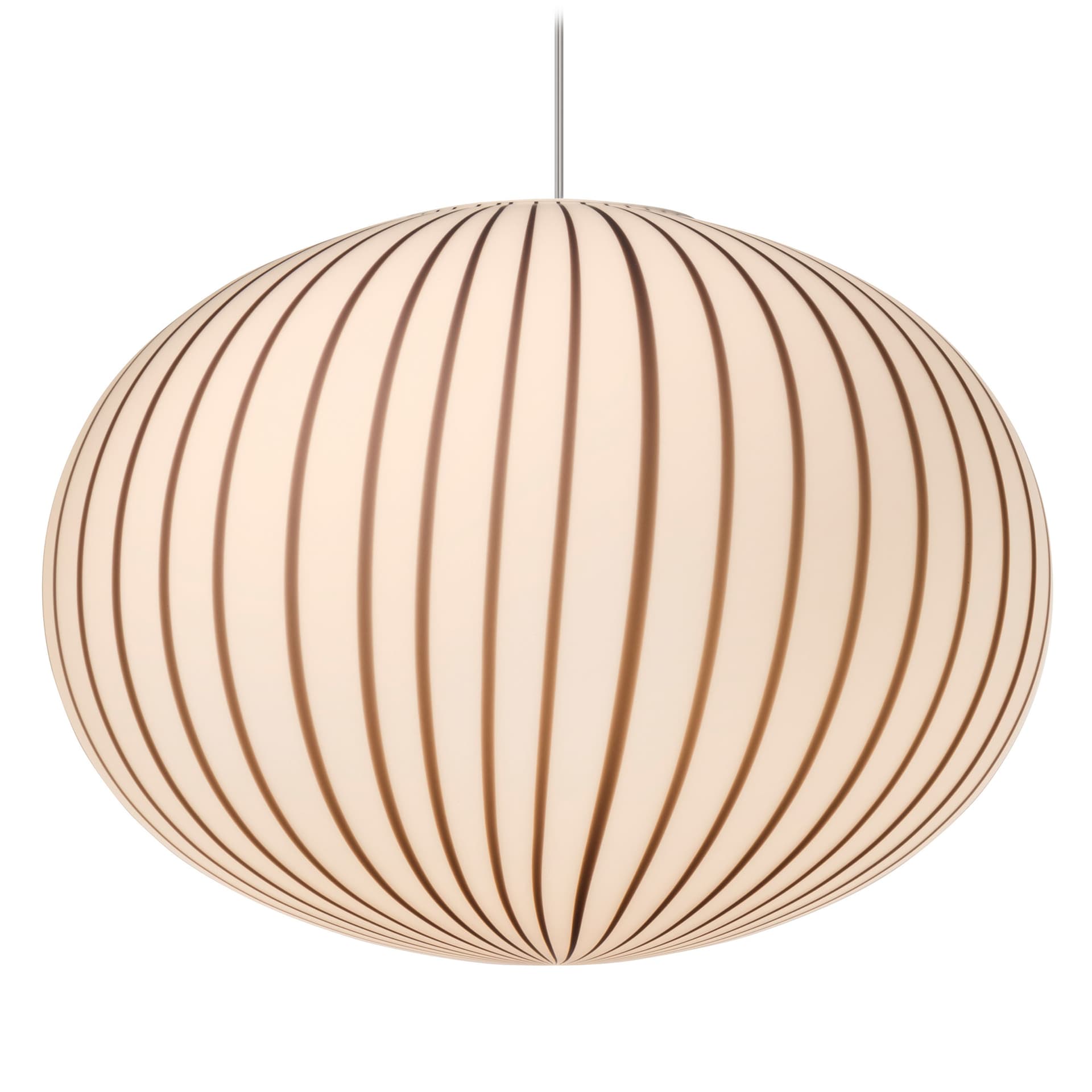 Filigrana Ellipse Pendant / 17.7" diameter - black canes