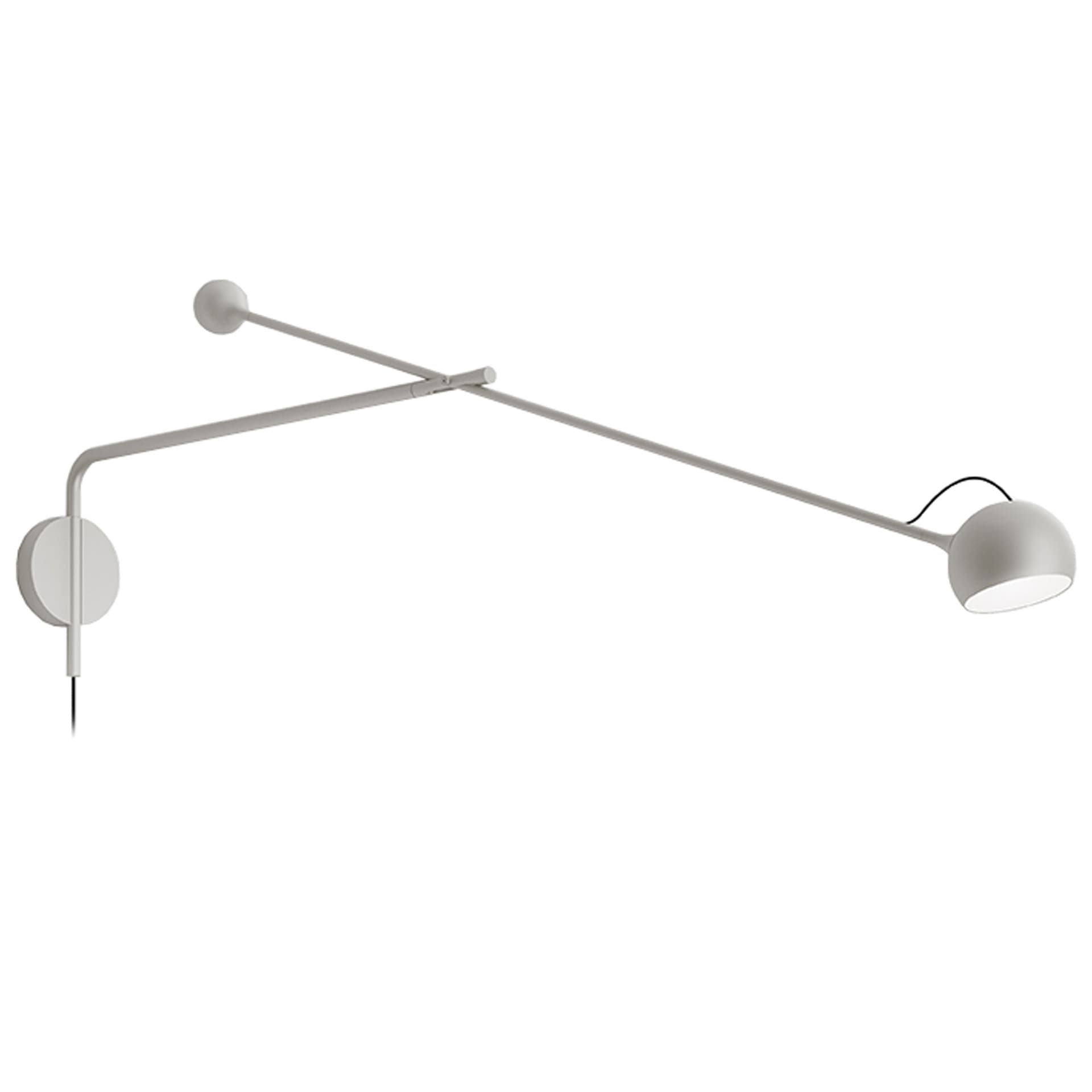 IXA Arm Wall Lamp / white/grey
