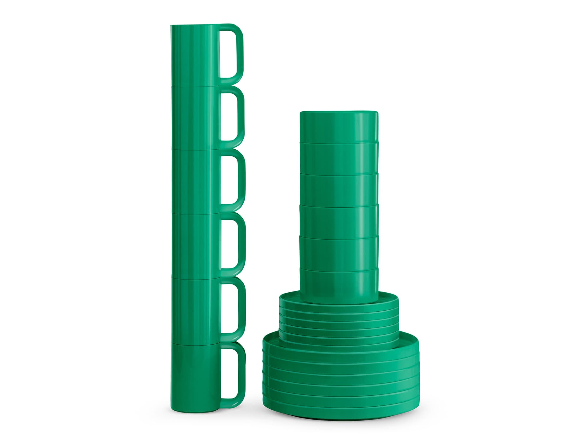 Hellerware 24 piece Dinnerware & Mug Set / green